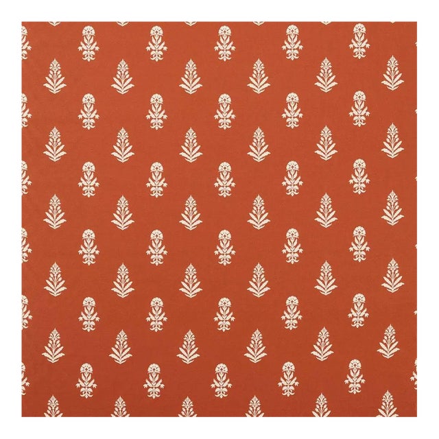 Sanderson Dabu Fabric in Aleppo Pepper - a sample For Sale
