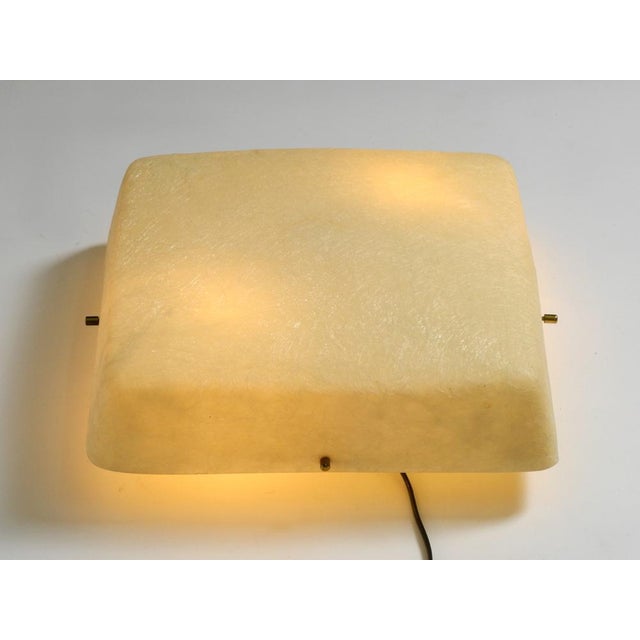 1950s Mid-Century Modern Square Fiberglass Ceiling or Wall Lamp, 1950s For Sale - Image 5 of 18
