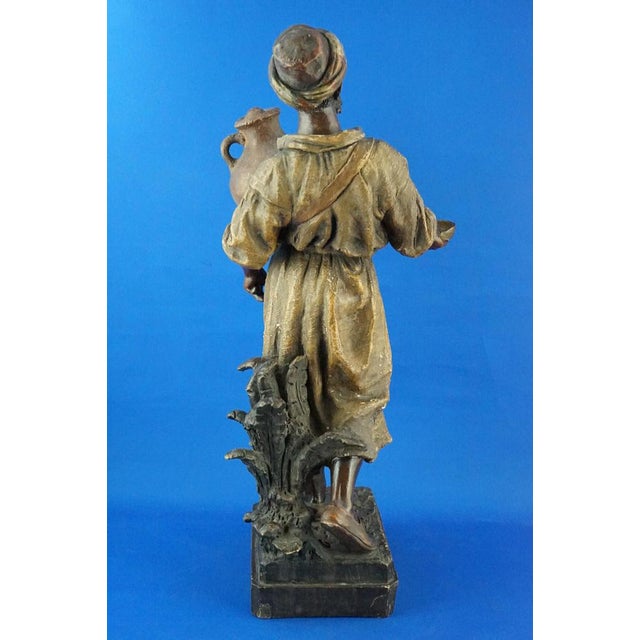 Ceramic Sculpture of Man in Terracotta by Friedrich Goldscheider for Goldscheider, Austria, Late 1800s For Sale - Image 7 of 18
