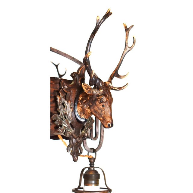 Antique Art Nouveau Chandelier, 1890s For Sale - Image 13 of 15