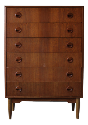 Vintage Danish Chest of Drawers in Teak, 1960s