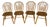 Vintage Solid Oak Dinaire Bow-Back Windsor Dining Chairs, Set of 4 For Sale