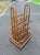 Vintage Hollywood Regency Rattan Magazine Rack - Italian Riviera Coastal Style For Sale In Miami - Image 6 of 7