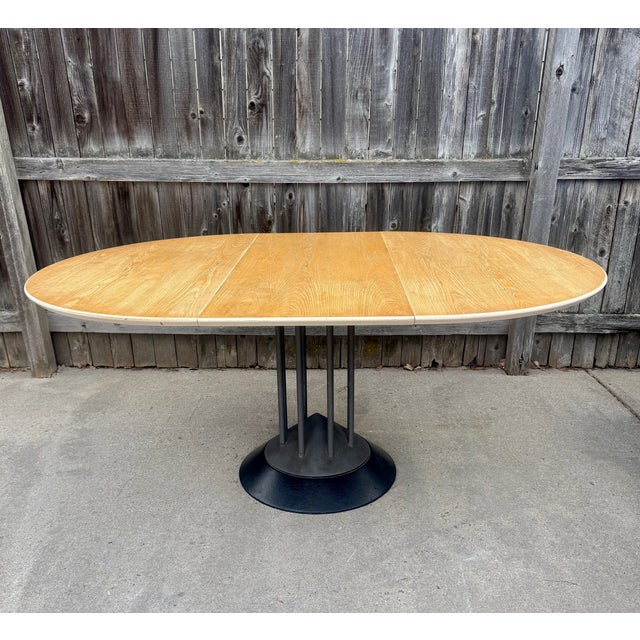 Postmodern Postmodern Extension Table Attributed to Peter Maly For Sale - Image 3 of 8
