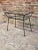 Mid-Century Modern 1950s Iron and Glass Side Table in the Manner of Pacific Iron For Sale - Image 3 of 6