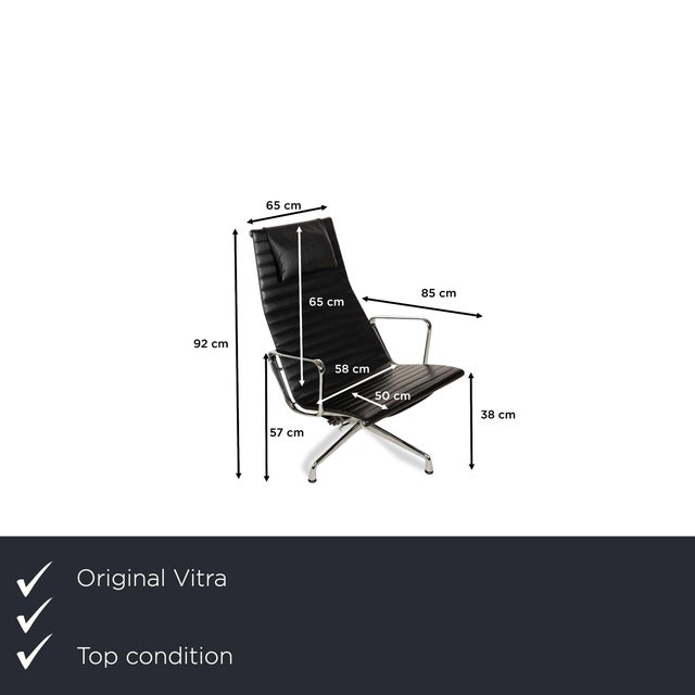 The Vitra EA 124, upholstered in high-quality leather, not only looks comfortable but also offers excellent ergonomics. It...