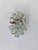 Metal Set in 18k White Gold, 16.20 Carats Aquamarine & Diamond Oversized Cocktail Ring, Size 6 For Sale - Image 7 of 13