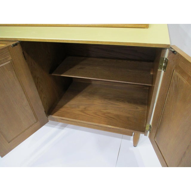 Jack Van Der Molen Mid Century 2 Pc. Sideboard Bookcase Credenza For Sale - Image 9 of 13