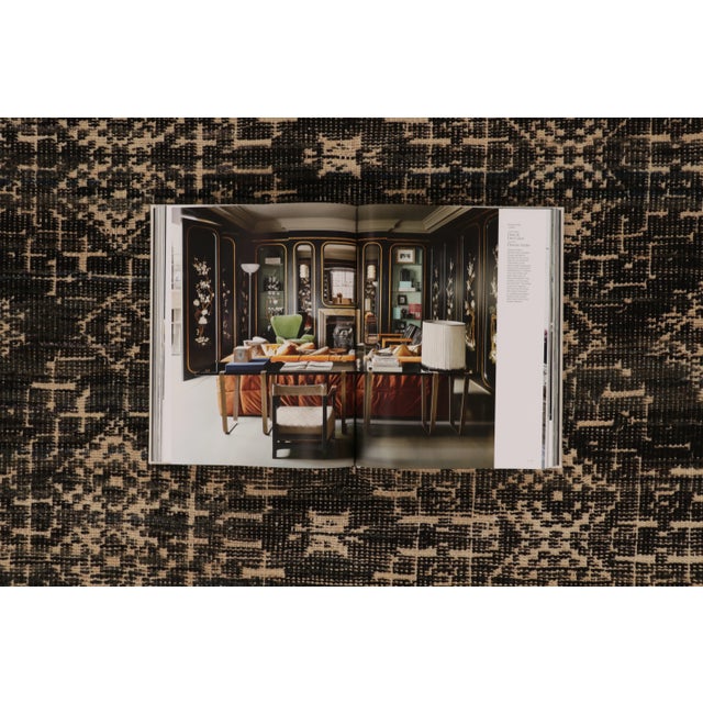 Contemporary Geometric Wool Rug in Black & Beige by Rug & Kilim, India For Sale - Image 9 of 10