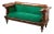 Antique Empire Style Walnut Swan Grecian Sofa For Sale