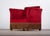 Danish Red Velvet Sofa and Lounge Chair Set, 1950s For Sale - Image 9 of 15