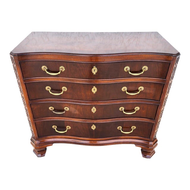 Chippendale Chest of Drawers by White Furniture For Sale