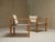 Mid-Century Modern Farmer Chairs and Magazine Rack by Gerd Lange for Bofinger, 1960s, Set of 2 For Sale - Image 3 of 12