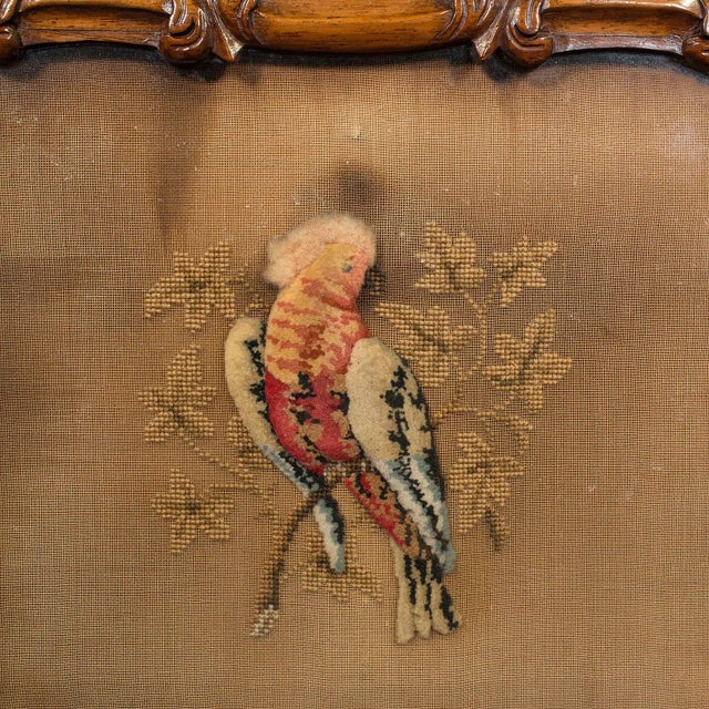 1820s Antique Regency English Adjustable Pole Screen For Sale - Image 10 of 13