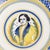 Earthenware - Earthenware plate from Gaia - 19th century. Portuguese; manufactured in Gaia - Bandeira Factory; 19th...