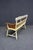 Wood Hitchcock Style Painted Maple Bench With Floral Decoration For Sale - Image 7 of 11