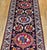 Vintage Persian Bakhtiari Wide Runner, Handwoven Wool, Floral Bouquet Design, Navy & Red, 4x13 For Sale - Image 11 of 17