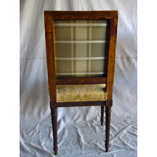 Light Green French Set of Four Fortuny Sèvres Design Louis XVI Dinning Chairs Circa 18 Hundreds For Sale - Image 8 of 17