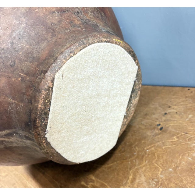 19th-Century Spanish Terracotta Tinaja - An Authentic Mediterranean Storage Jar - A Masterpiece of Wabi-Sabi Beauty For Sale - Image 10 of 12