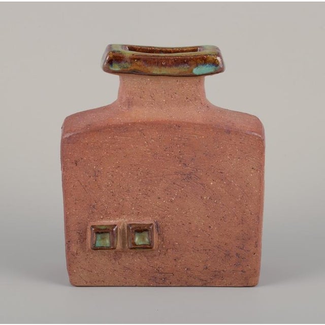 Ceramic Vase by Curt Magnus Addin, 1970s For Sale - Image 3 of 8