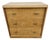 Burlwood Three Drawer Chest of Drawers Dresser For Sale
