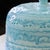 Ceramic Large Vintage Handcrafted Turquoise Glazed Ceramic Display Bell, 1950s For Sale - Image 7 of 9