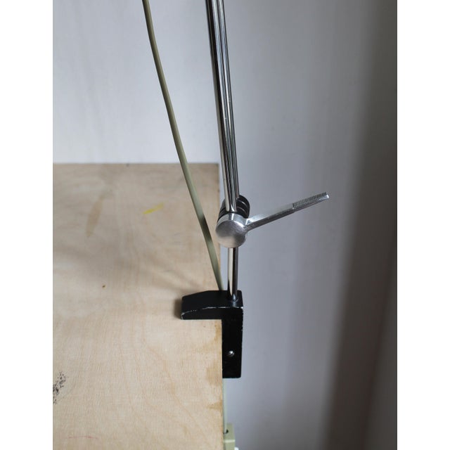 Adjustable Orange Clamp Desk Lamp by Napako, 1960s For Sale - Image 12 of 15
