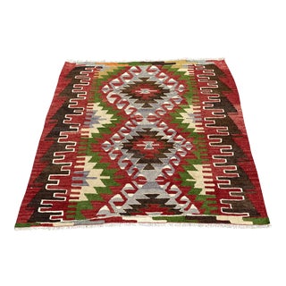 Mid 20th Century Cappadocia Turkish Vintage Southwestern Kilim Rug For Sale