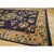 1920s Navy Floral Deco Antique Chinese Peking Handknotted Wool Rug 9' 7" X 13' For Sale - Image 4 of 8