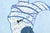Contemporary Blue Patterned Contemporary Abstract Nude Female Figure by Meagan Jain For Sale - Image 3 of 6