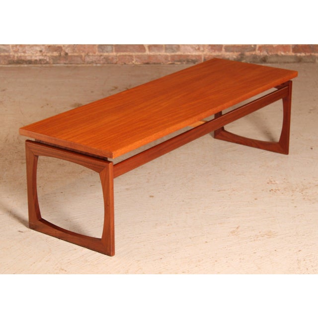 Long Mid-Century Quadrille Coffee Table in Teak from G-Plan, 1960s For Sale - Image 6 of 10