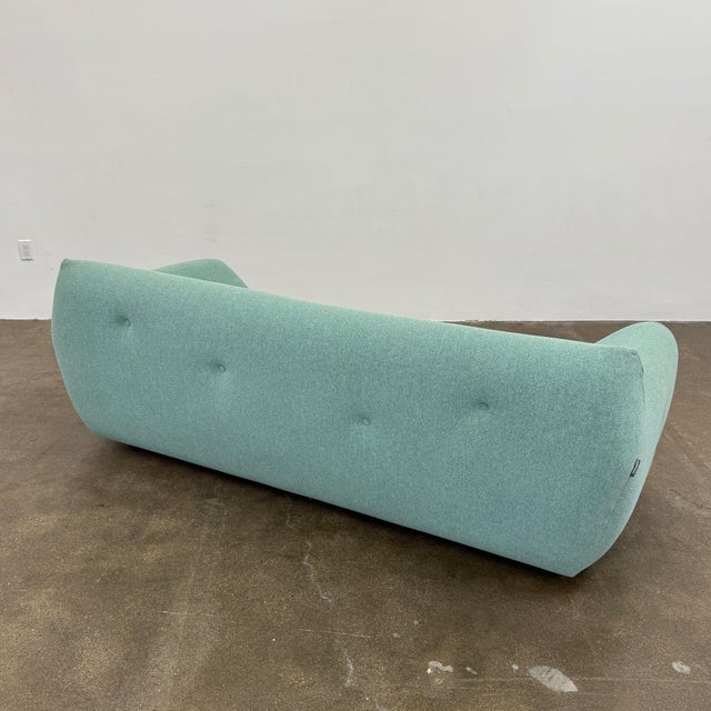 Cerulean Roche Bobois Informal Outdoor Large 3-Seat Sofa Low Back For Sale - Image 8 of 9