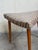 Vintage Danish Mid Century Modern Teak Corner Ottoman Stool For Sale - Image 4 of 9
