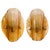Amber Murano Wall Sconces Glass and Brass by J. T. Kalmar, Austria 1960s, Set of 2 For Sale - Image 11 of 11