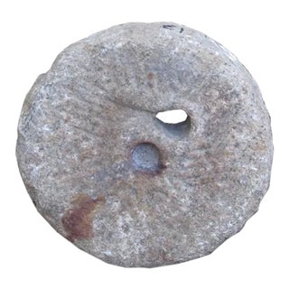 1930s Granite Mill Water Fountain Stone 17 For Sale