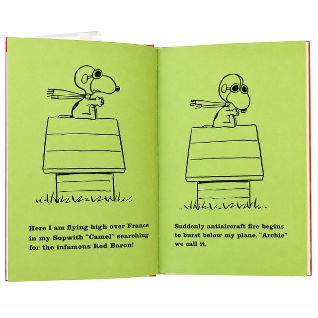 1960s Snoopy and the Red Baron by Charles M. Schulz 1967 Book Hardcover For Sale - Image 5 of 10