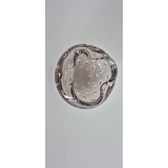 Gray Vintage Murano Glass Ashtray, Italy, 1960s For Sale - Image 8 of 13