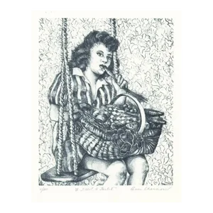 Ann Chernow Tisket a Tasket Lithograph