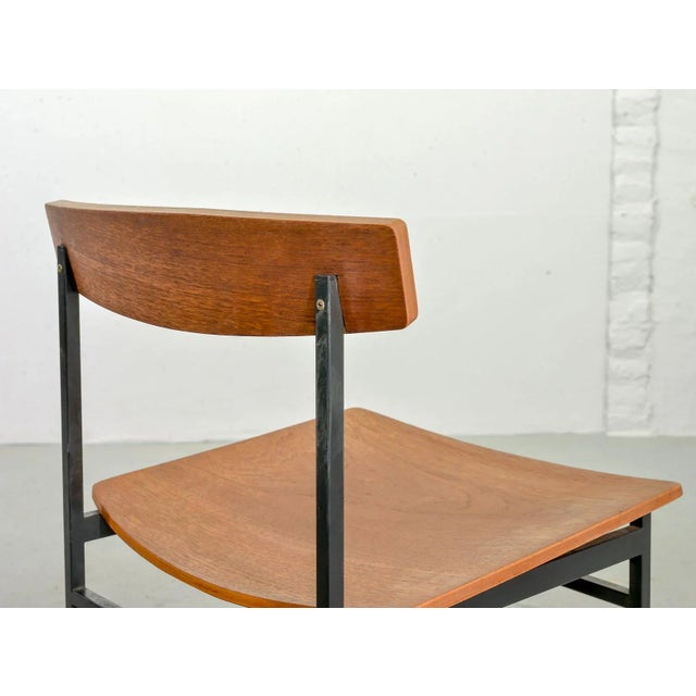Set of Dutch Teak Dining Chairs by Martin Visser, 1960s For Sale - Image 12 of 14