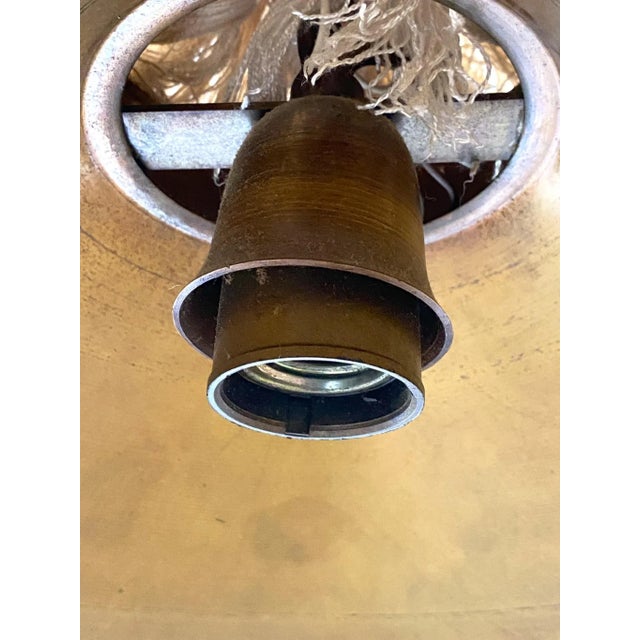 Vintage Brass Pendant Light, 1970s For Sale - Image 9 of 10