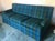 Mid-Century Modern Mid Century Sofa Blue and Green Plaid 3 Seat Sofa For Sale - Image 3 of 12