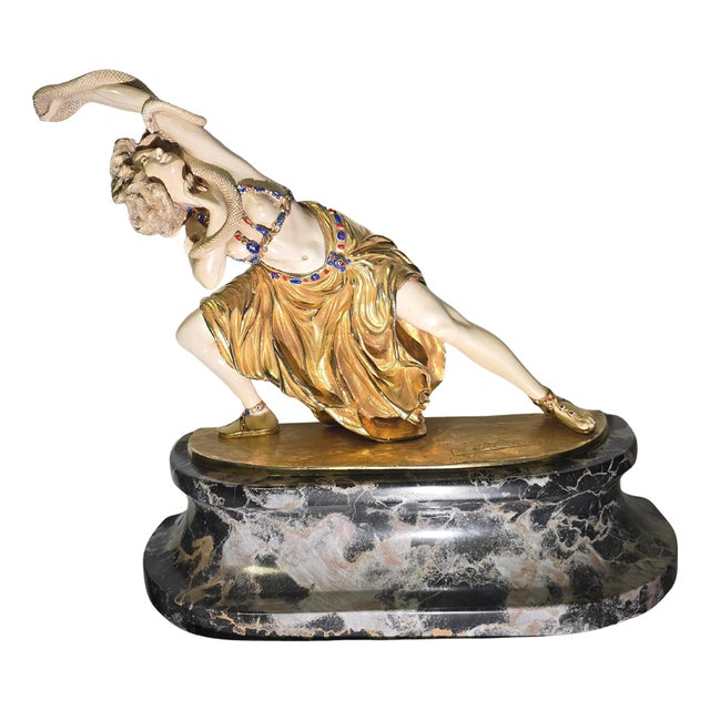 Claire Jeanne Roberte Colinet, Dancer of Carthage, 1940, Bronze For Sale