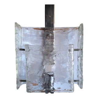 Wall Lamp attributed to Mazzega, Italy, 1960s For Sale