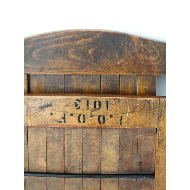 Antique Ioof Odd Fellows Wood Folding Chair For Sale - Image 17 of 17