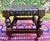 Vintage Spanish Revival Woven Leather Strap Rolling Footstool For Sale - Image 13 of 13