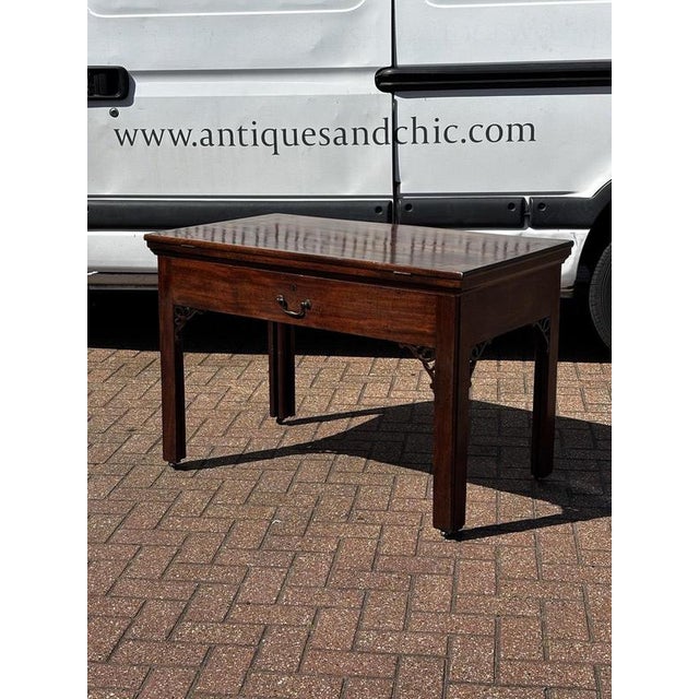 English Georgian Mahogany Architects Desk For Sale - Image 6 of 18