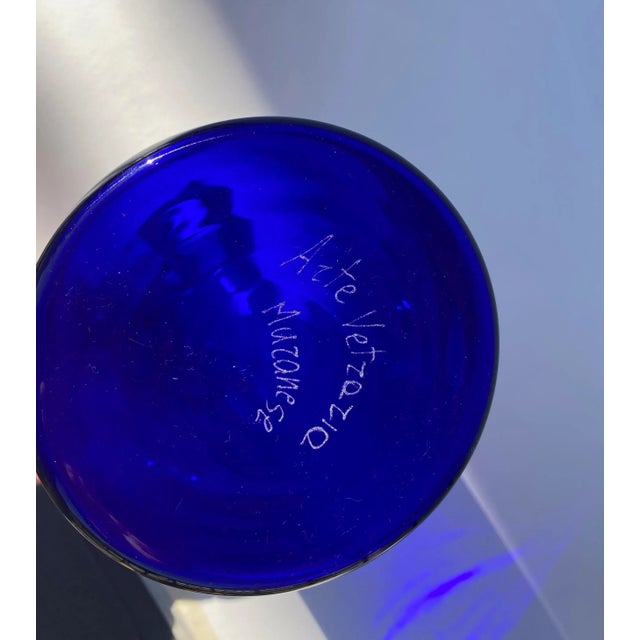 Mid-Century Modern Vintage Italian Murano Glass Vase by Vittorio Zecchin, 1930s For Sale - Image 3 of 18