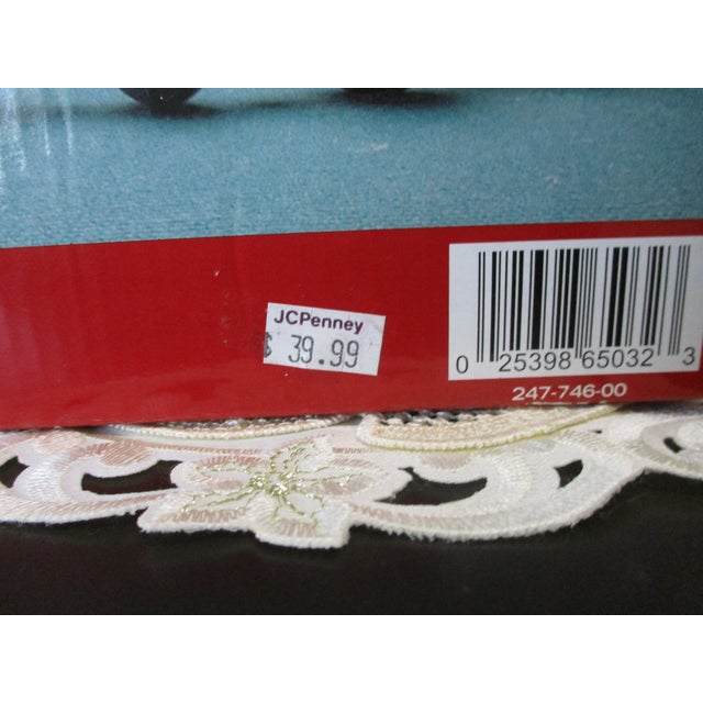 Glass 1970s Pfaltzgraff Winterberry Footed Dessert Bowls Painted Glass New in Box - Set of 4 For Sale - Image 7 of 15