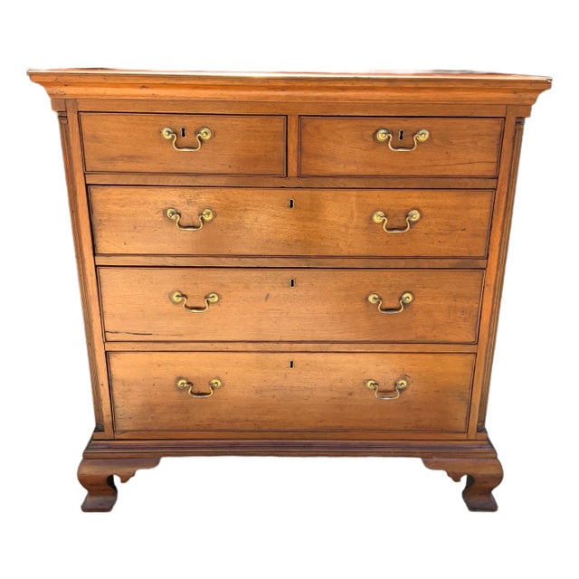 Walnut Chippendale Chest For Sale