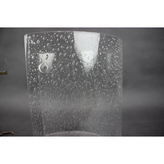 Brass and Bubble Glass Wall Lamp, Germany, 1970s For Sale - Image 10 of 16
